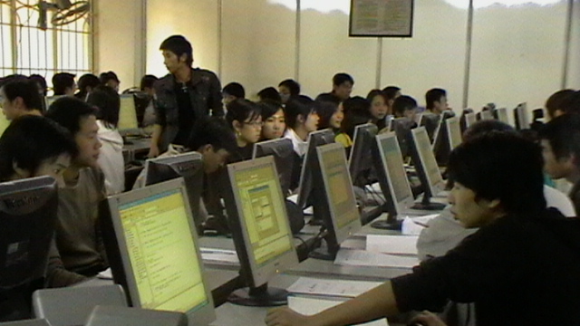 Sinh viên Trường Cao đẳng Công Nghệ Cao Hà Nội tham gia thi chứng chỉ ICDL
