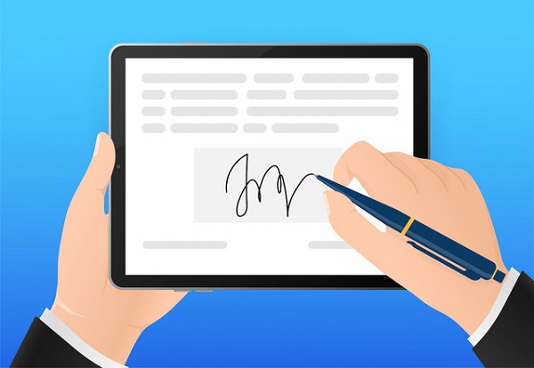 E Signature On Tablet Device 1 16401504471291128304390